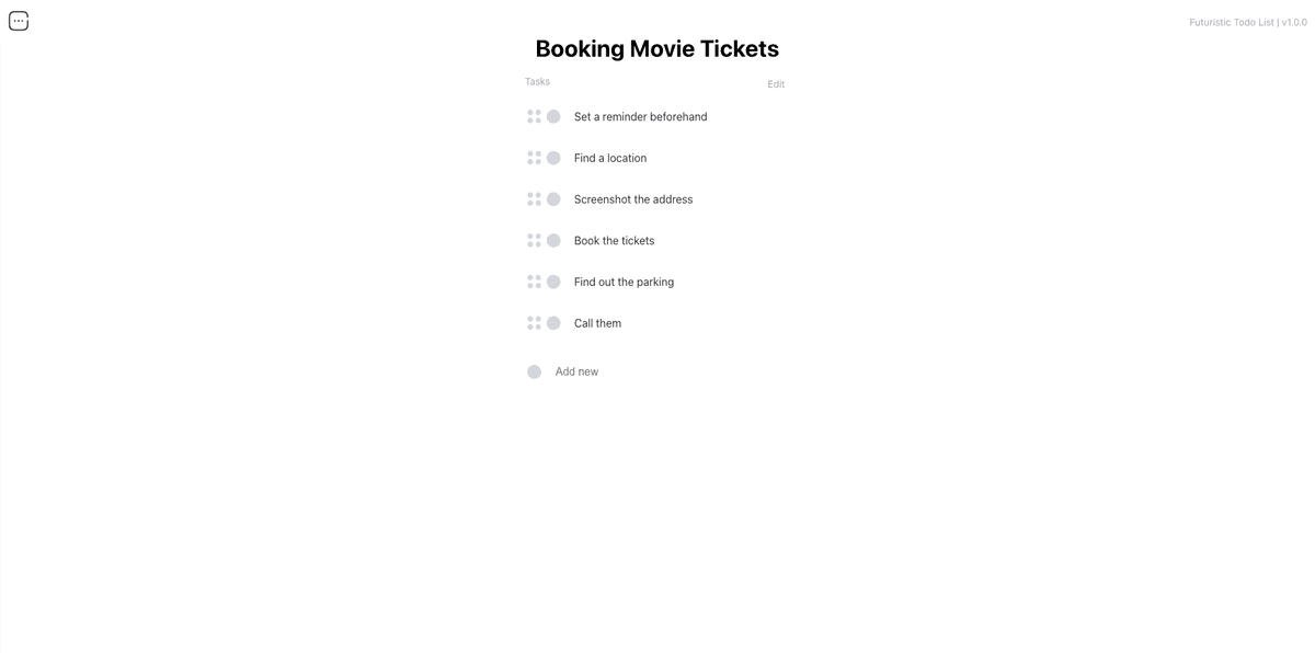 Screenshot do site TodoList